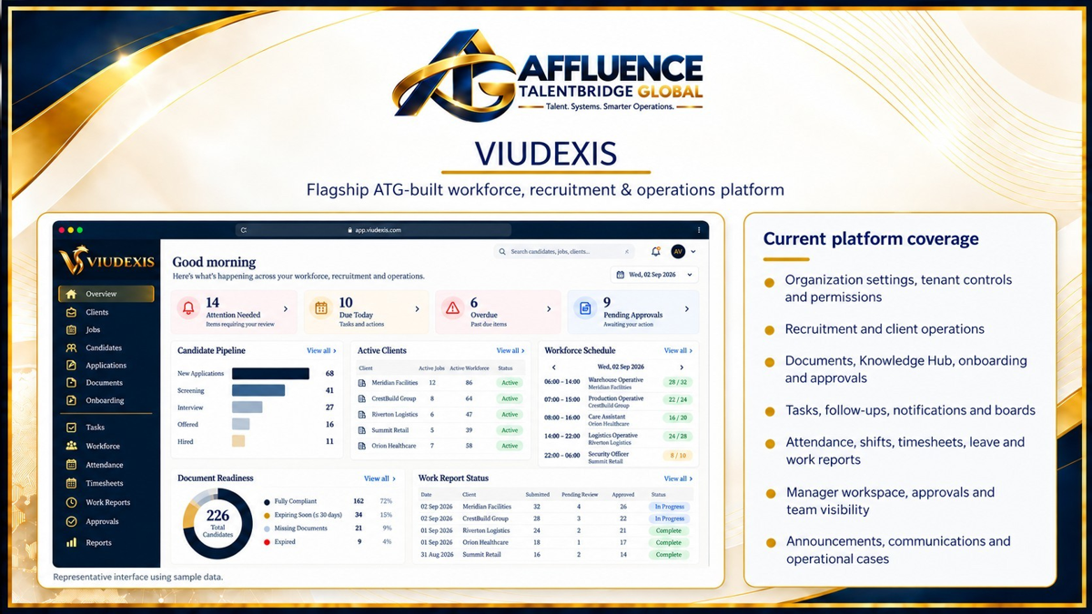 VIUDEXIS — portfolio overview and interface example